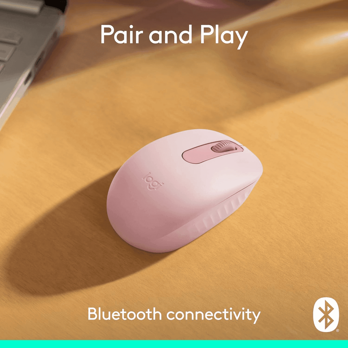 Logitech M196 Bluetooth Wireless Mouse - Rose image 2