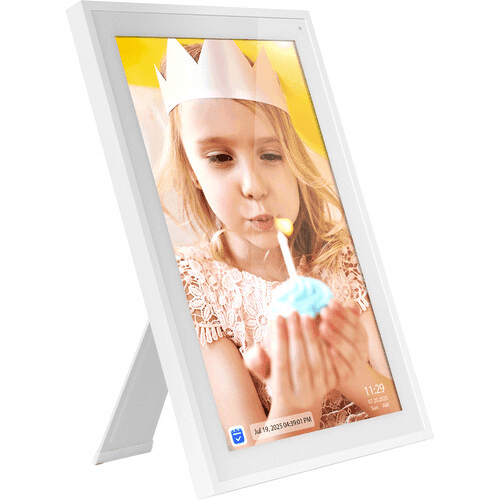 Aluratek 15.6-inch Smart Wi-Fi Digital Calendar & Photo Frame