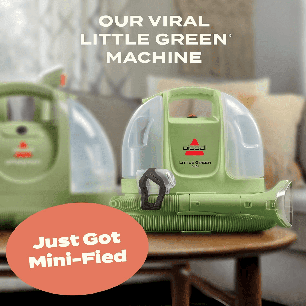 BISSELL Little Green Mini Portable Carpet Cleaner, Model 4075 image 2