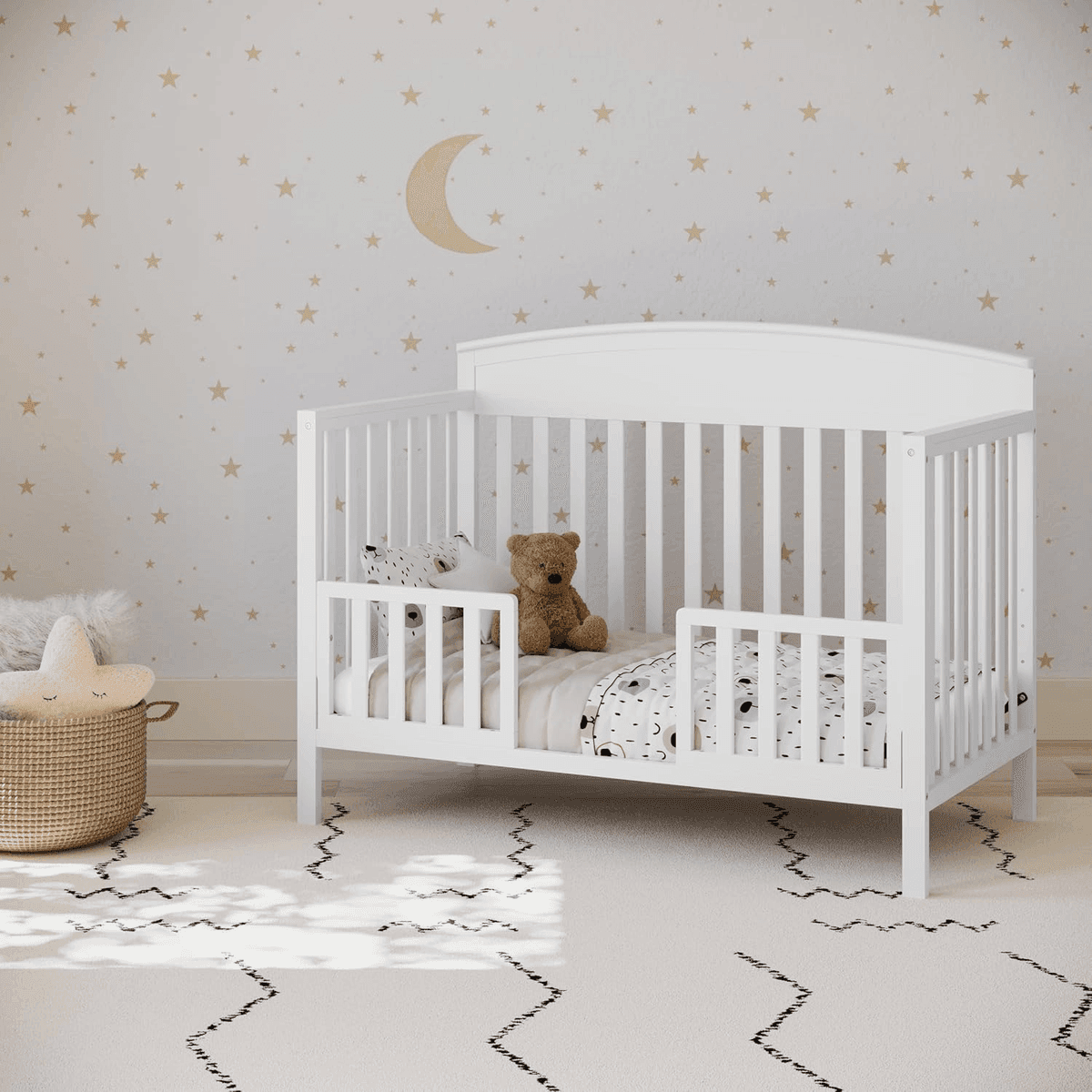 Graco Benton 5-in-1 Convertible Crib, White image 3