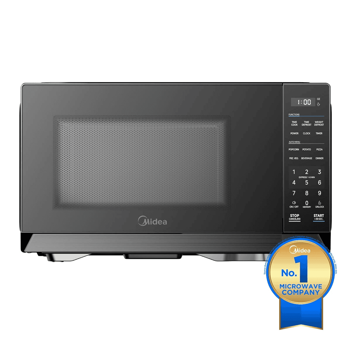 Midea 0.7 Cu. Ft. 700W Countertop Microwave - Black
