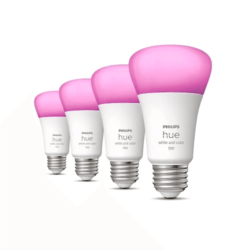 Philips Hue White and Color Ambiance A19 75W Starter Kit image 2