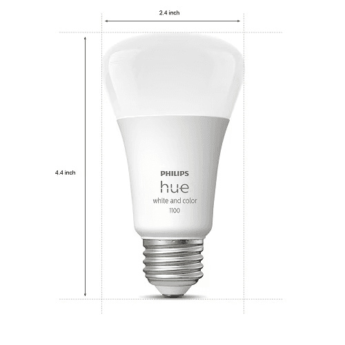 Philips Hue White and Color Ambiance A19 75W Starter Kit image 3