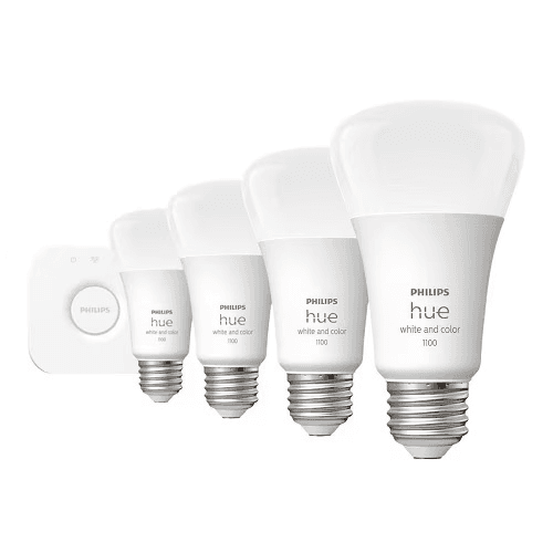 Philips Hue White and Color Ambiance A19 75W Starter Kit