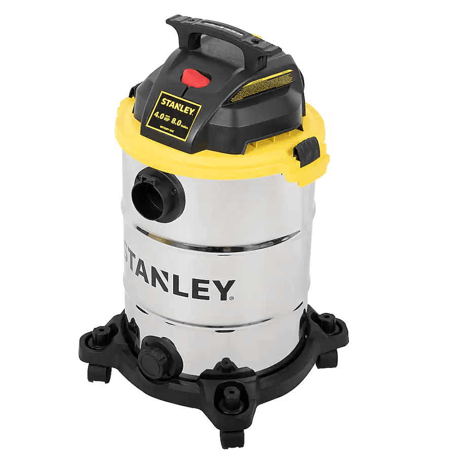 Stanley 8-Gallon Wet/Dry Vacuum - Stainless Steel