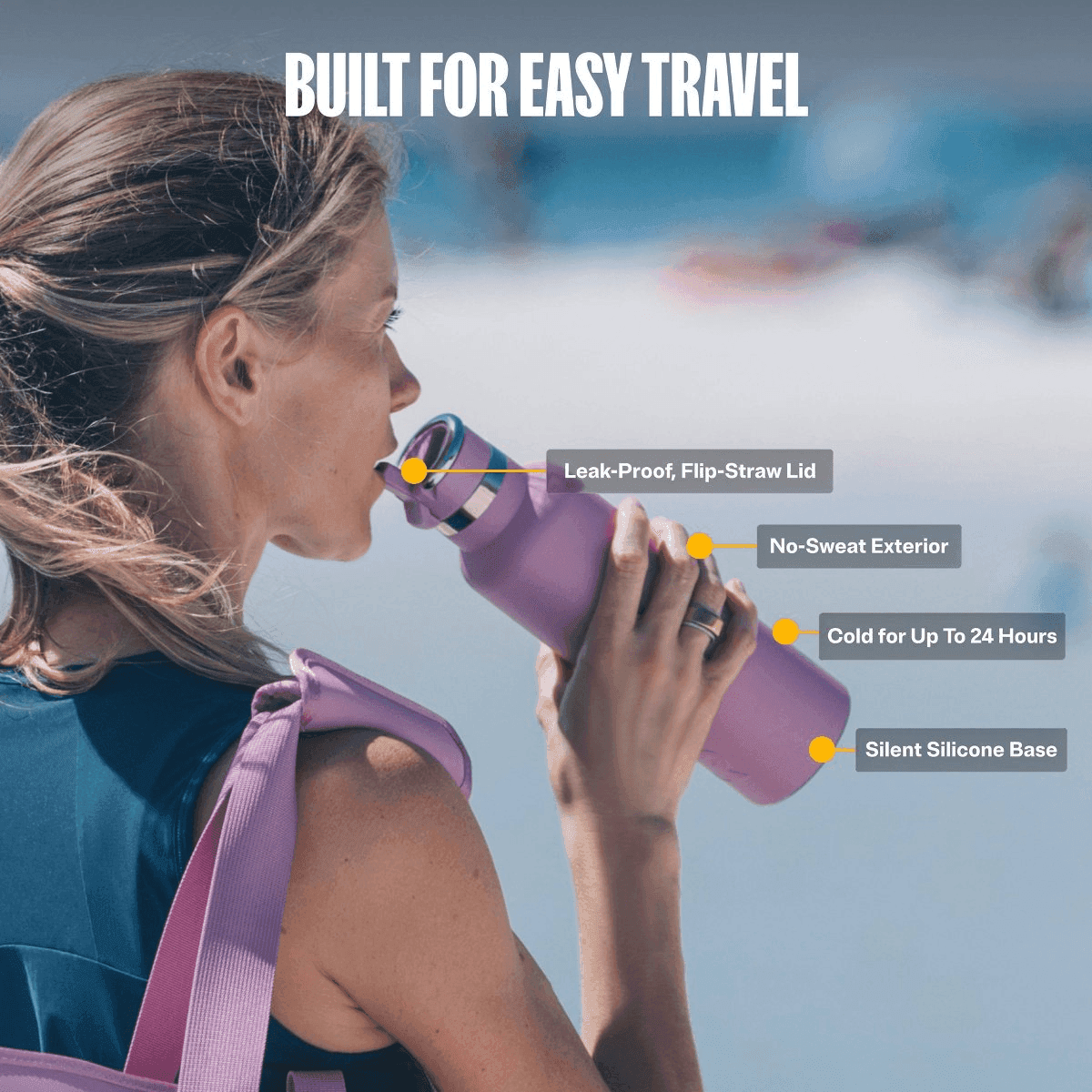 RTIC Outdoors 20 fl oz Journey Stainless Steel Water Bottle - Black image 4