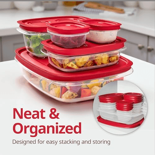 Rubbermaid EasyStore 44-Piece Food Storage Set image 2