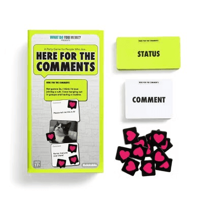 Here For The Comments Card Game image 2