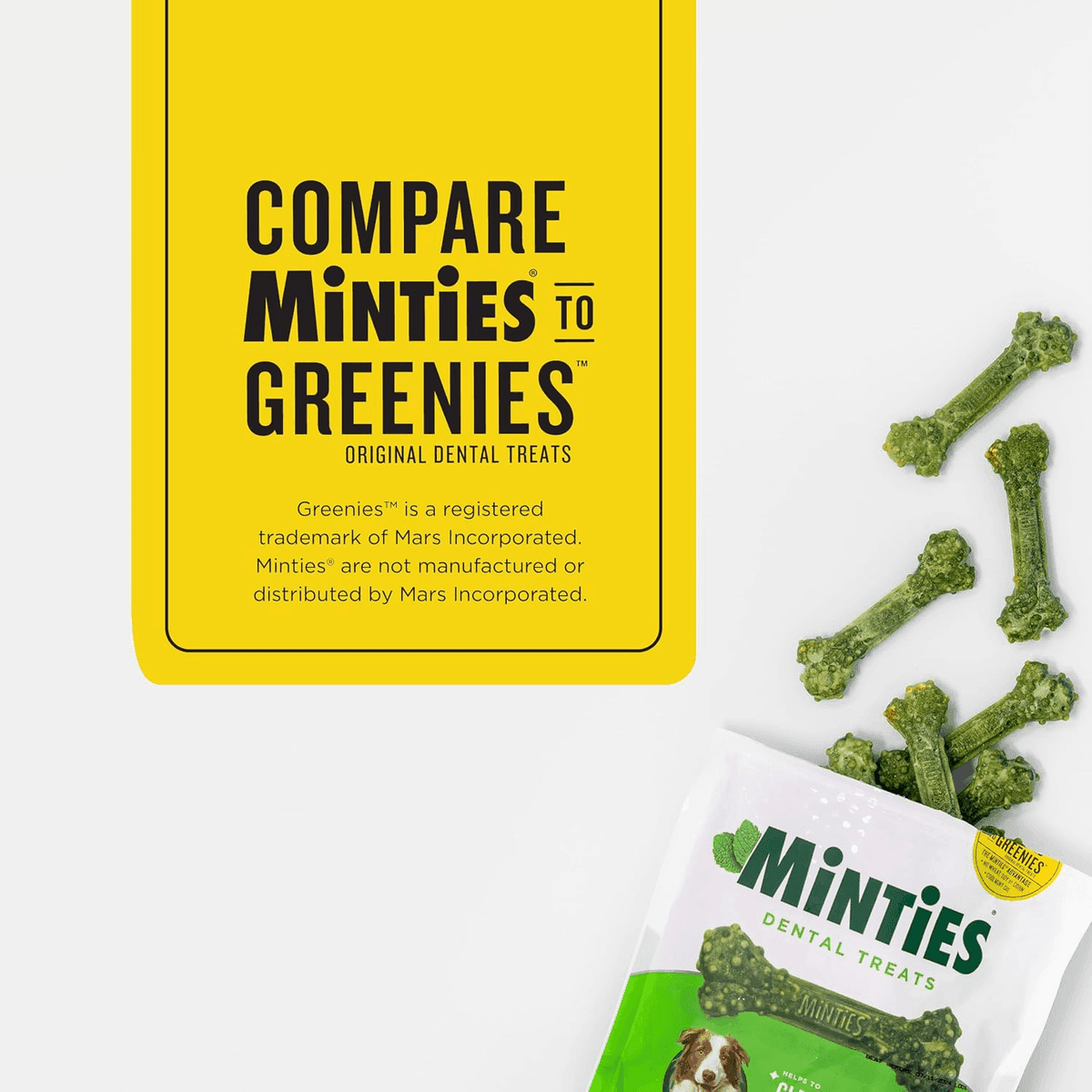 Minties Dental Chews for Large Dogs - 36 Count image 2