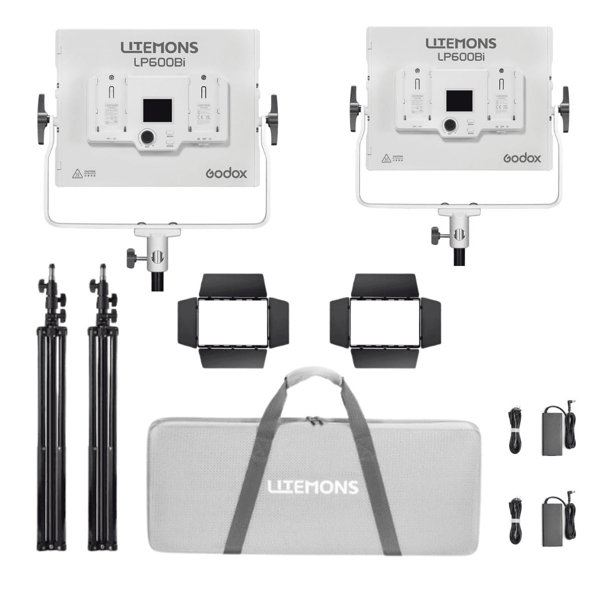 Godox Litemons LP600Bi 60W Bi-Color LED 2-Light Panel Kit