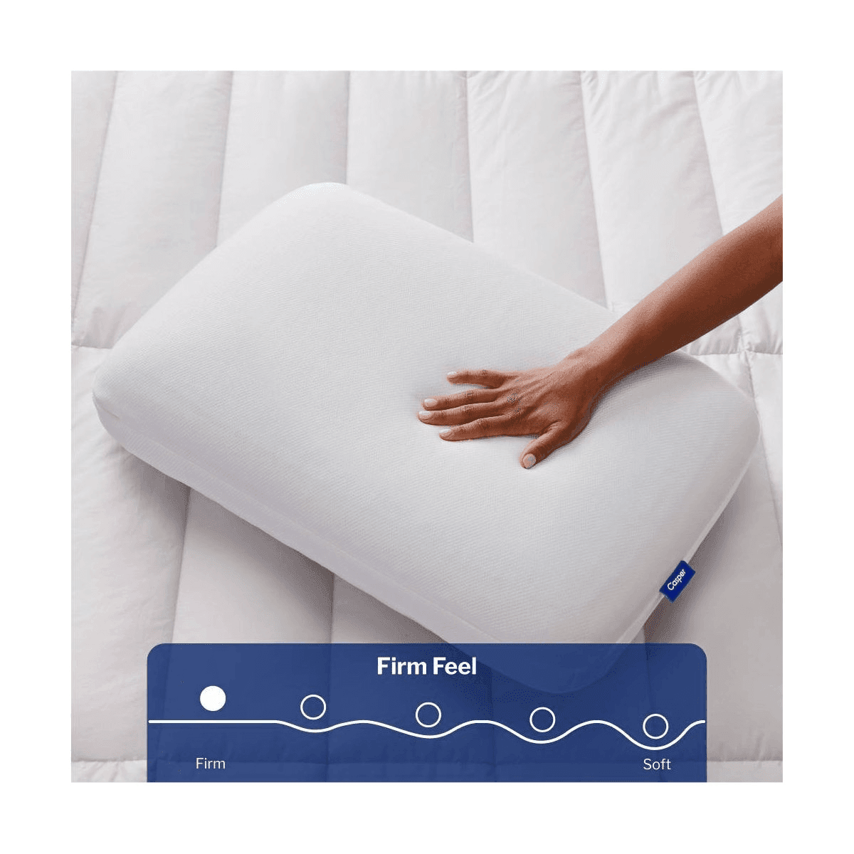 Casper Medium Essential Cooling Foam Pillow - Standard/Queen image 2
