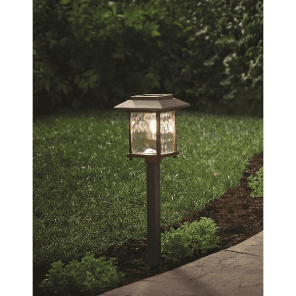 Hampton Bay Parkwood Solar Path Lights - 12-Pack