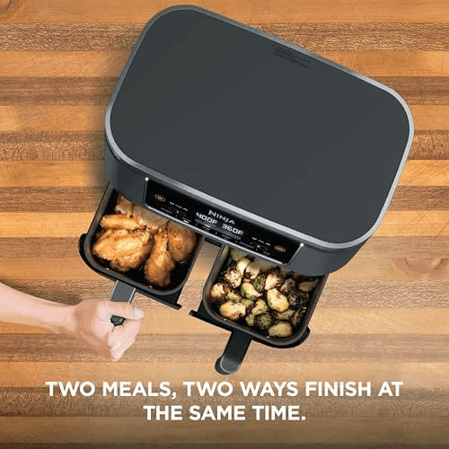 Ninja DZ201 Foodi 8-Quart 6-in-1 DualZone Air Fryer image 5