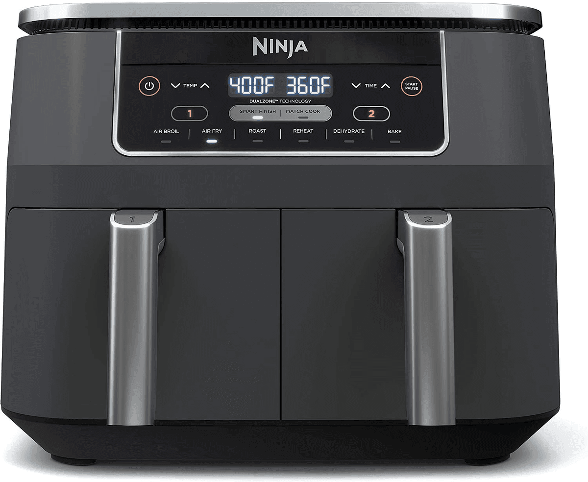 Ninja DZ201 Foodi 8-Quart 6-in-1 DualZone Air Fryer