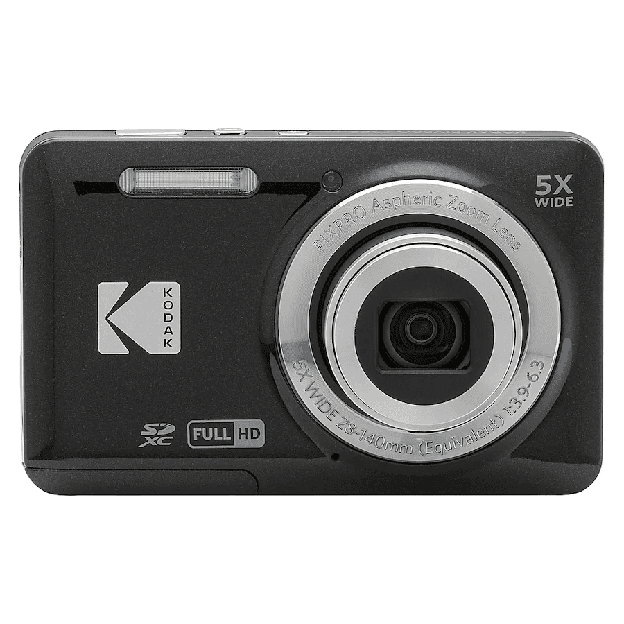 Kodak PIXPRO FZ55-BK Point-and-Shoot Camera, Black