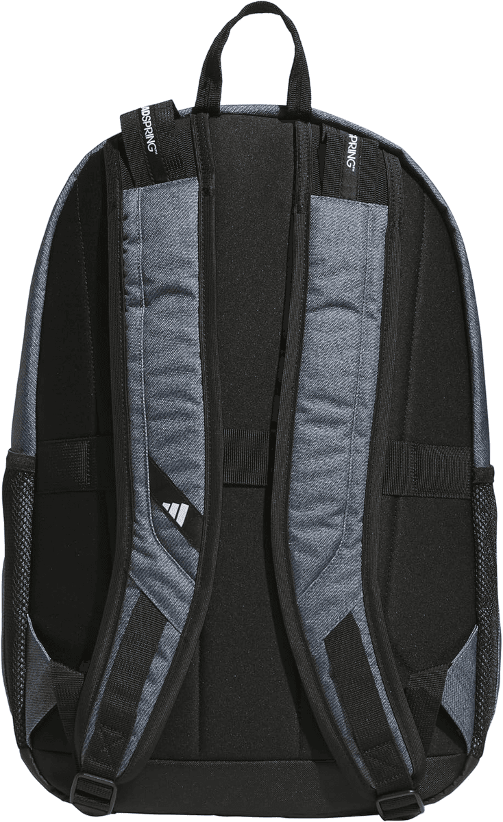 adidas Prime School Backpack 37L with 17-inch Laptop Sleeve - Twill Onix Grey/Black image 5
