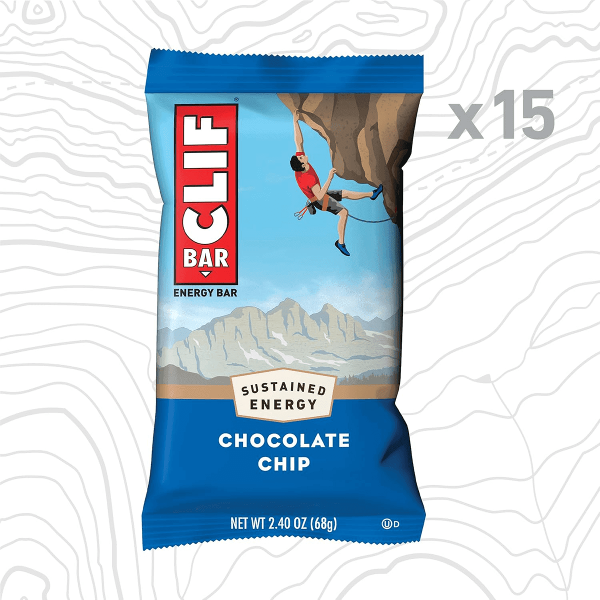 CLIF BAR Chocolate Chip Energy Bars - 15 Count image 4