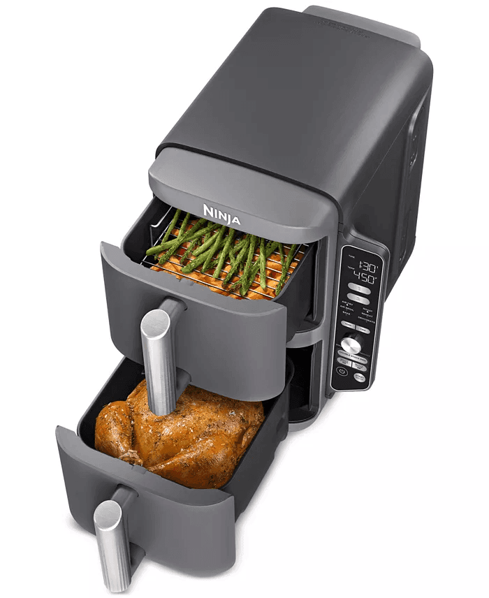 Ninja DoubleStack XL 10-Qt 6-in-1 2-Basket Air Fryer for $209.99 at Macy's image 2