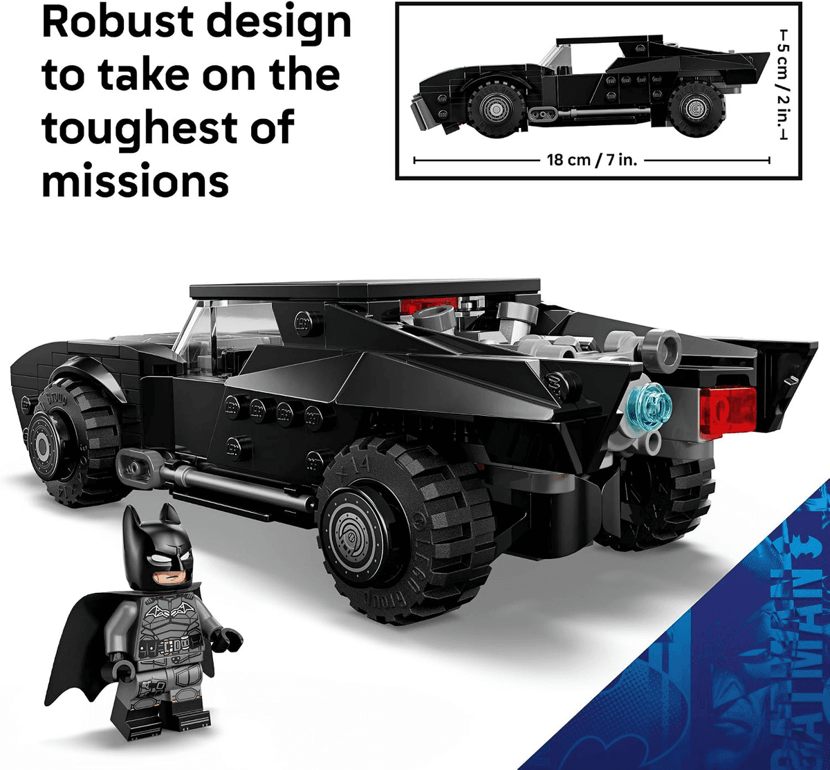 LEGO DC Batman The Batman Batmobile 76332 Building Set image 3