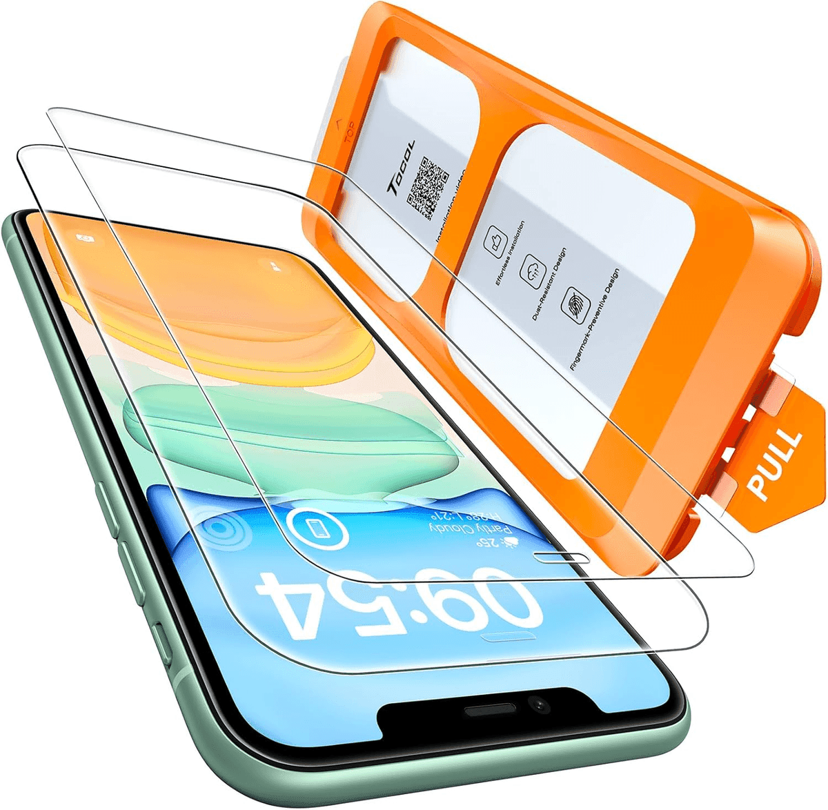TOCOL 2-Pack Screen Protector for iPhone 11/XR