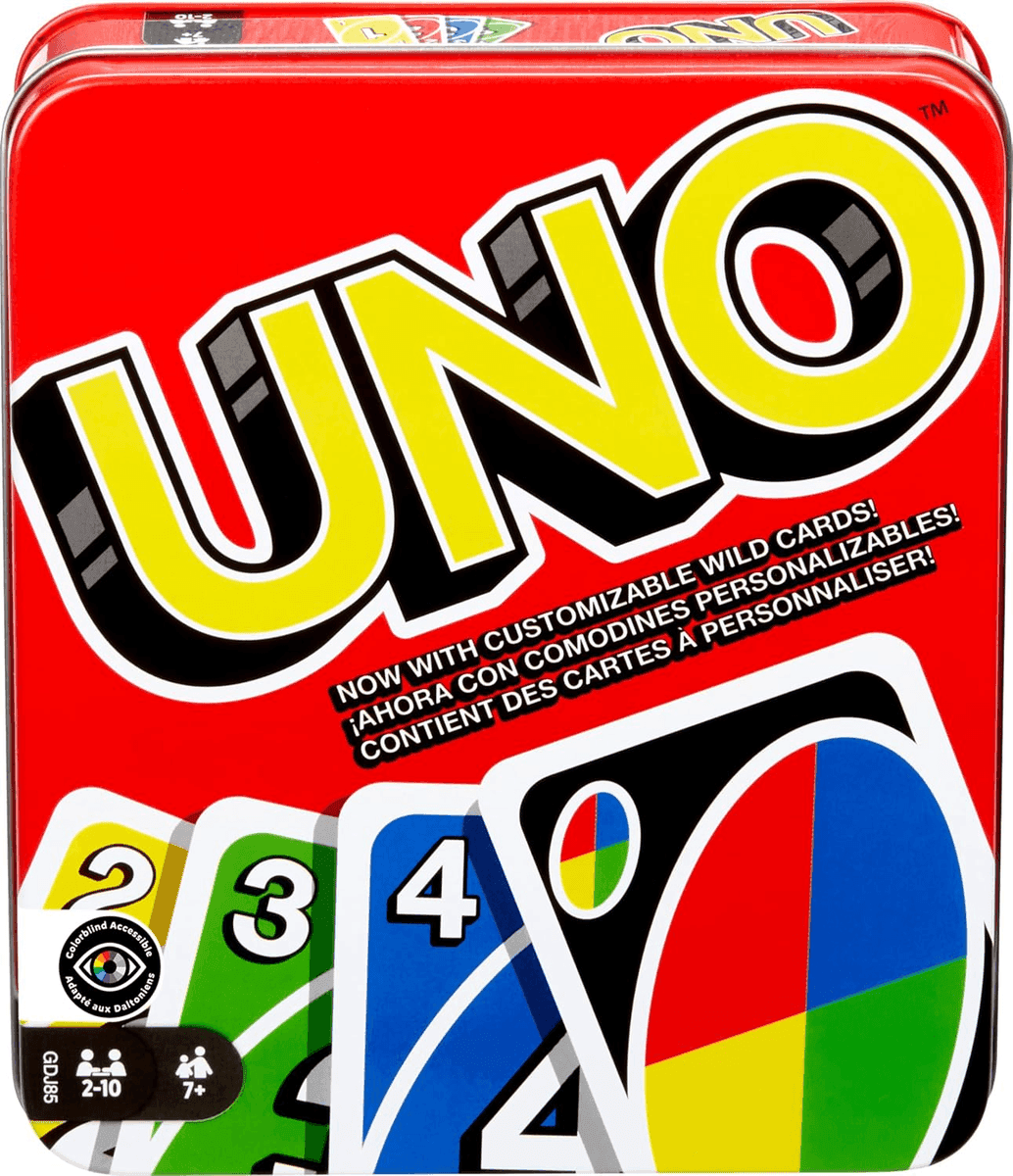 Mattel Games UNO Card Game in Storage Tin