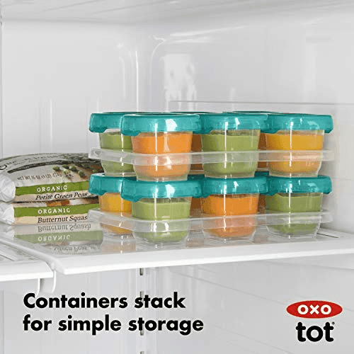 OXO Tot Baby Food Storage Blocks - 12 Piece Set image 5