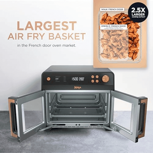 Ninja French Door Premier 10-in-1 Air Fry Oven FO101BK image 3
