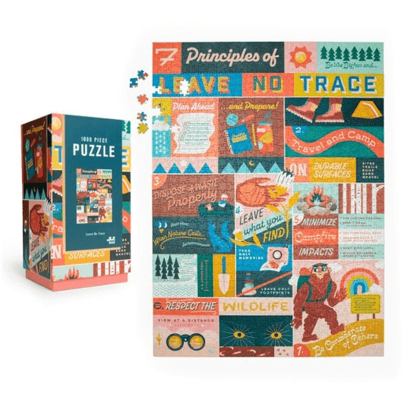 Lantern Press Leave No Trace 1,000-Piece Puzzle image 2