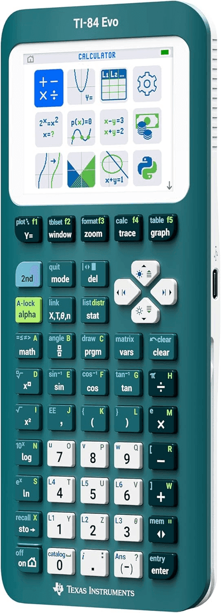 Texas Instruments TI-84 Evo Graphing Calculator - Teal image 2