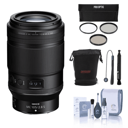 Nikon NIKKOR Z MC 105mm f/2.8 VR S Lens Essentials Kit