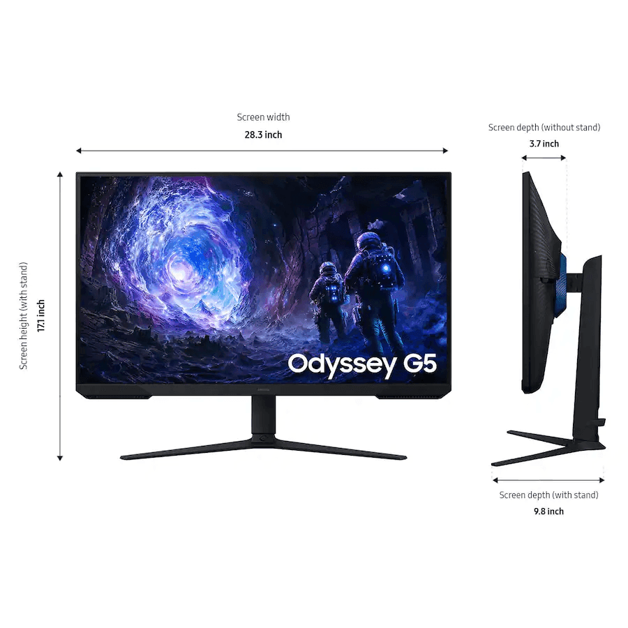 Samsung 32-Inch Odyssey G51F QHD 180Hz Gaming Monitor image 2