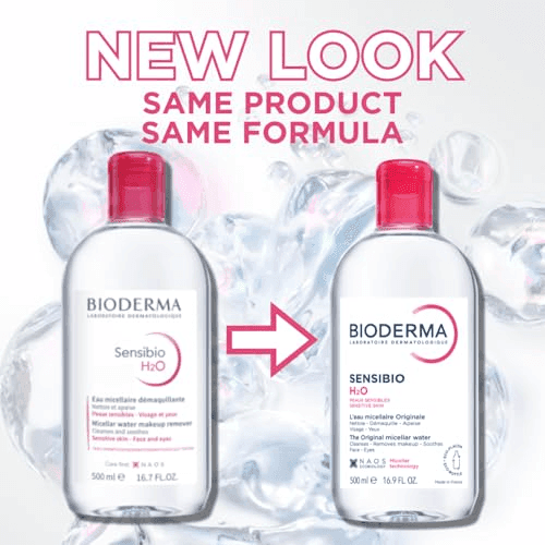 Bioderma Sensibio H2O Micellar Water Makeup Remover, 16.7 fl oz image 2