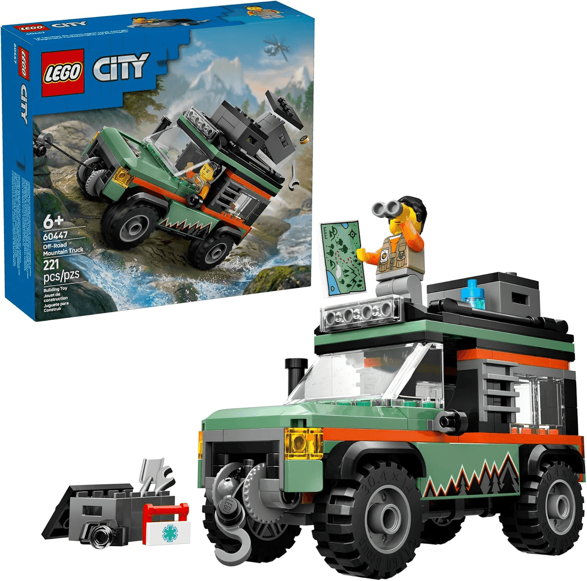 LEGO City Off-Road 4x4 Mountain Truck Building Set 60447