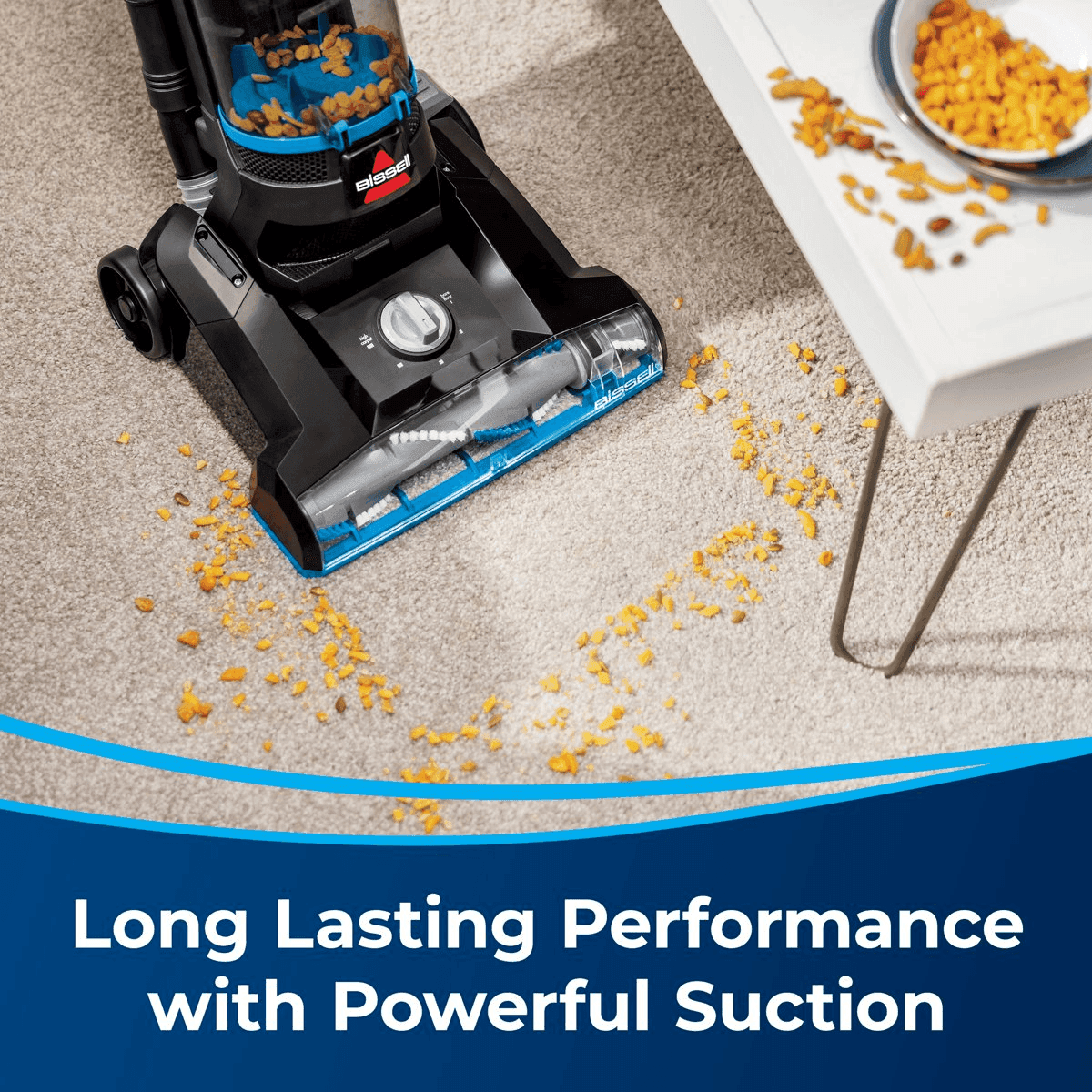 BISSELL PowerForce Helix Upright Vacuum 3313 - Blue image 2