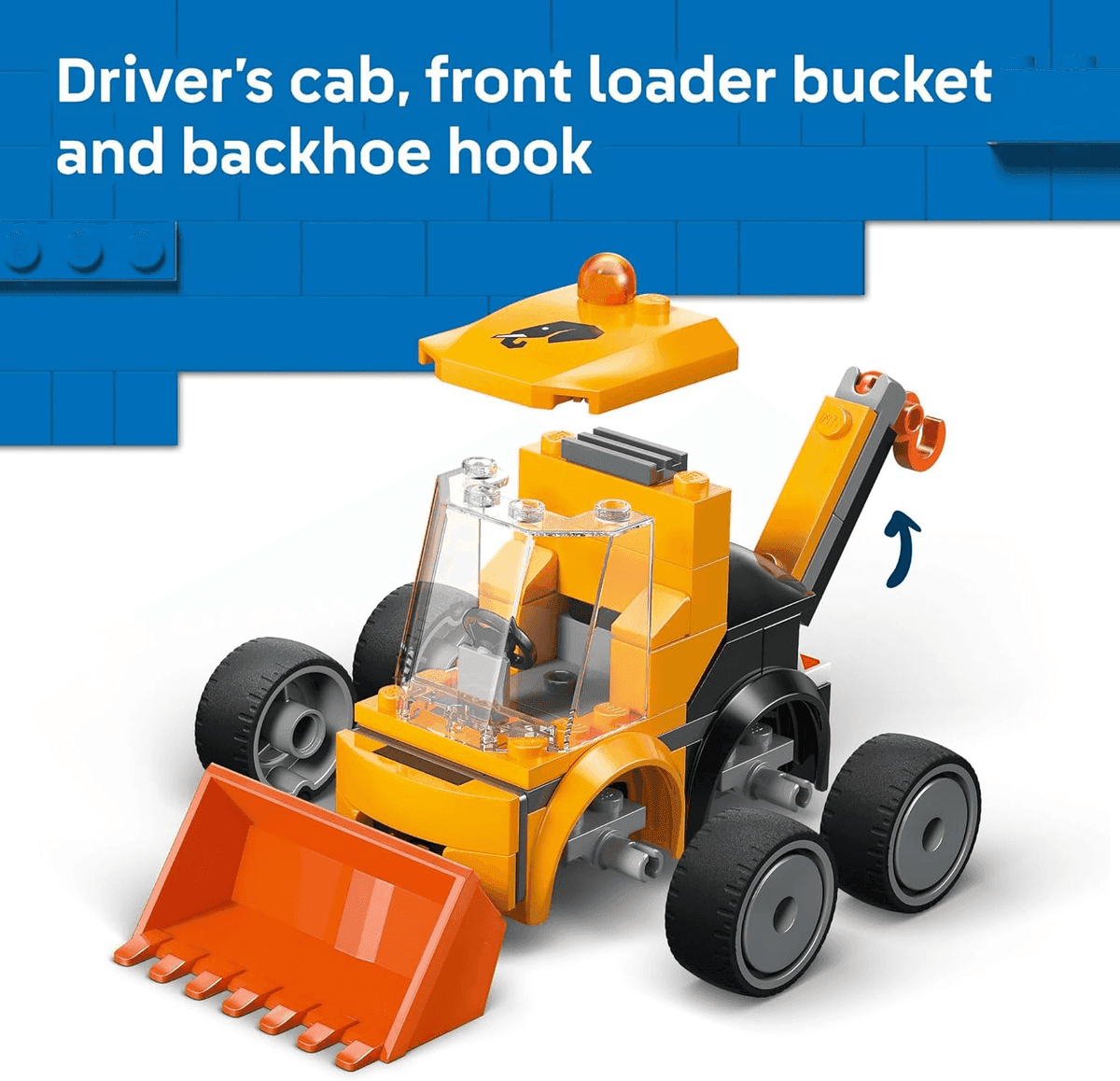 LEGO City Rides Construction Loader 60483 Building Set image 3