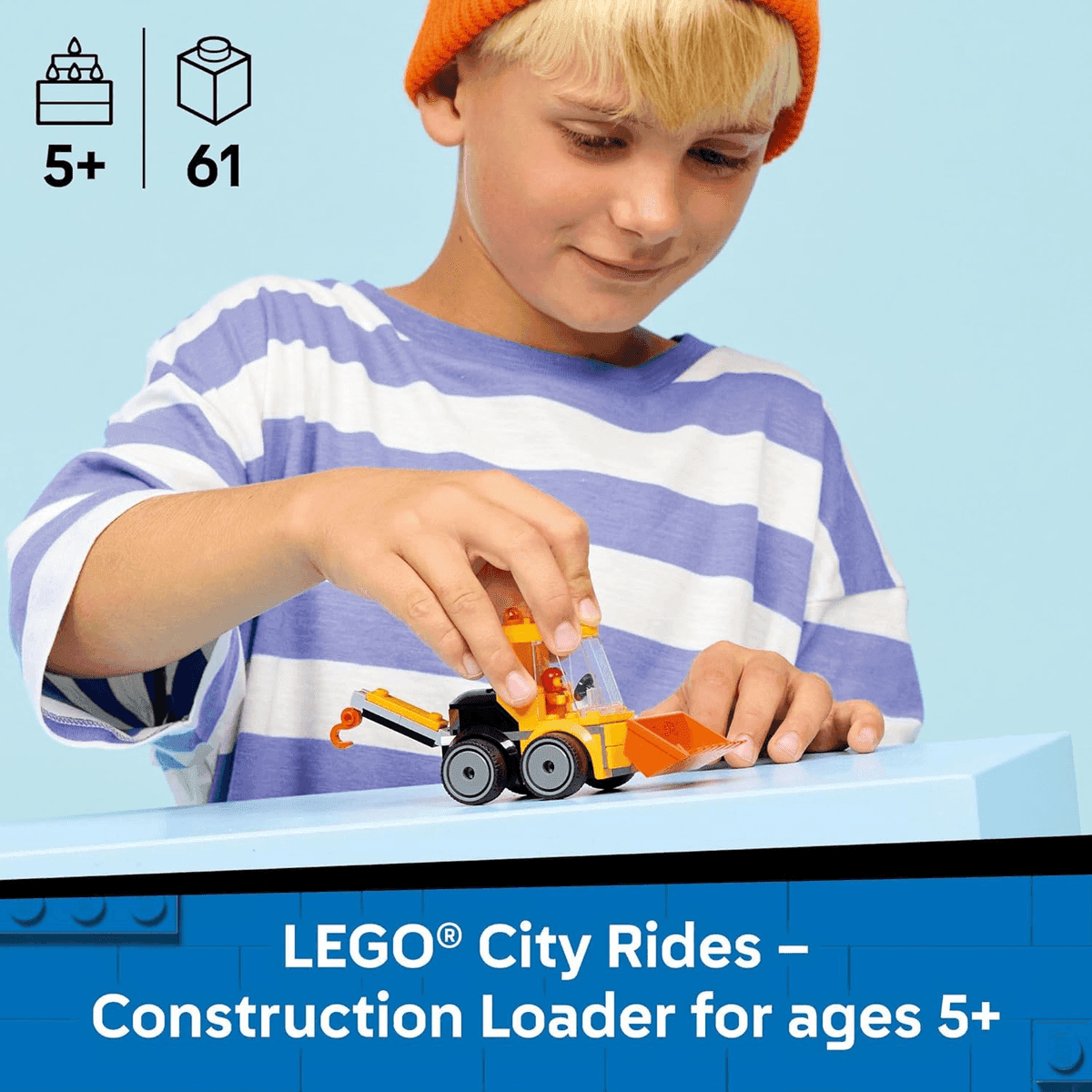 LEGO City Rides Construction Loader 60483 Building Set image 2