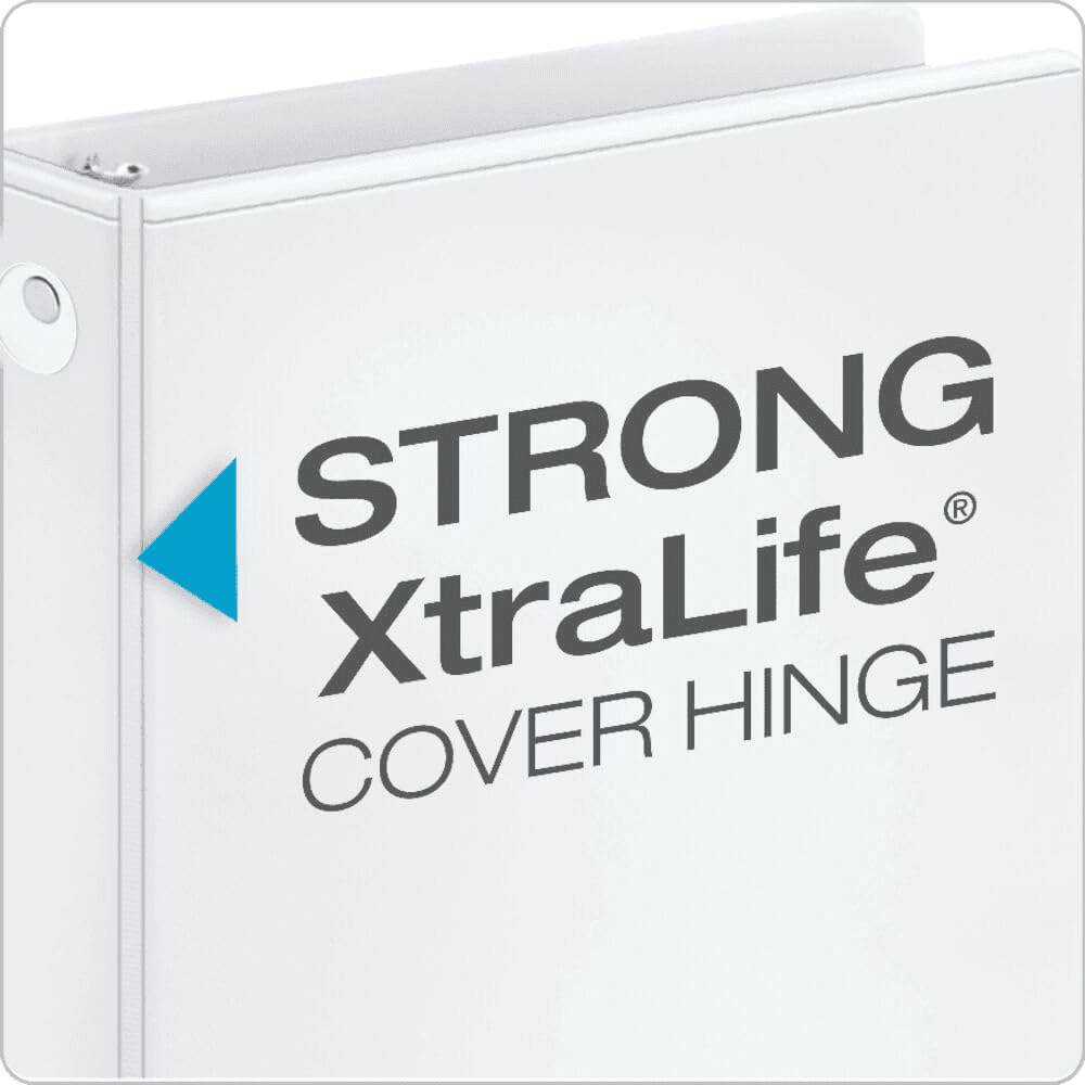 Cardinal Economy 1.5-Inch 3-Ring Binders - White, 12-Pack image 3