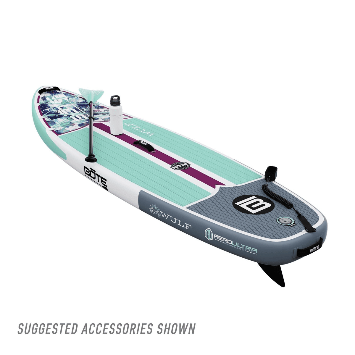 BOTE WULF Aero 10'4" Inflatable Paddle Board with Paddle - Native Glacier image 5