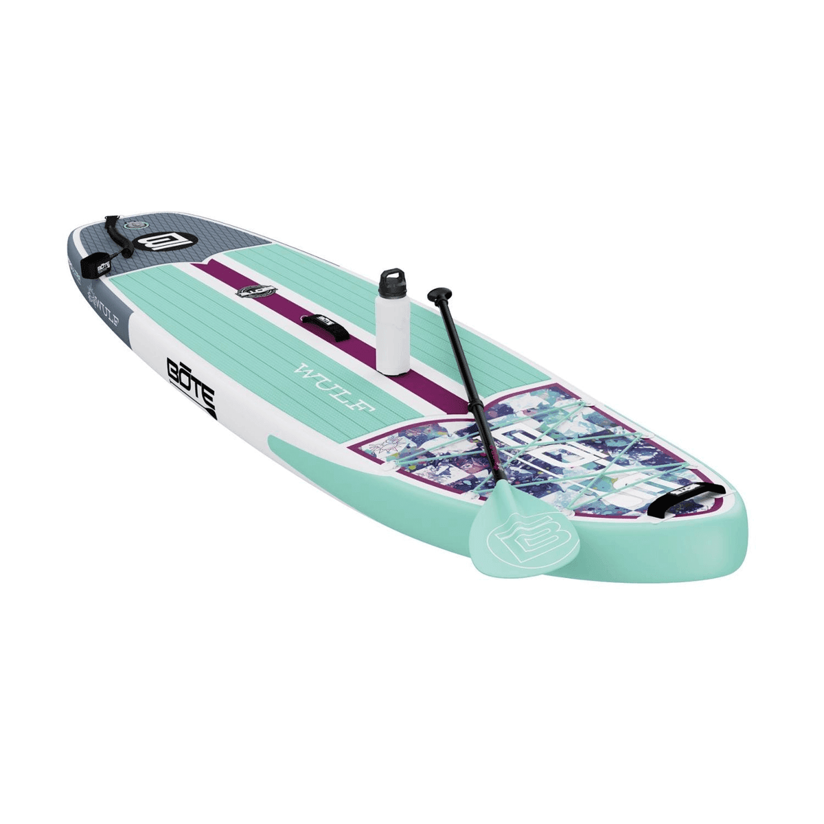BOTE WULF Aero 10'4" Inflatable Paddle Board with Paddle - Native Glacier image 4