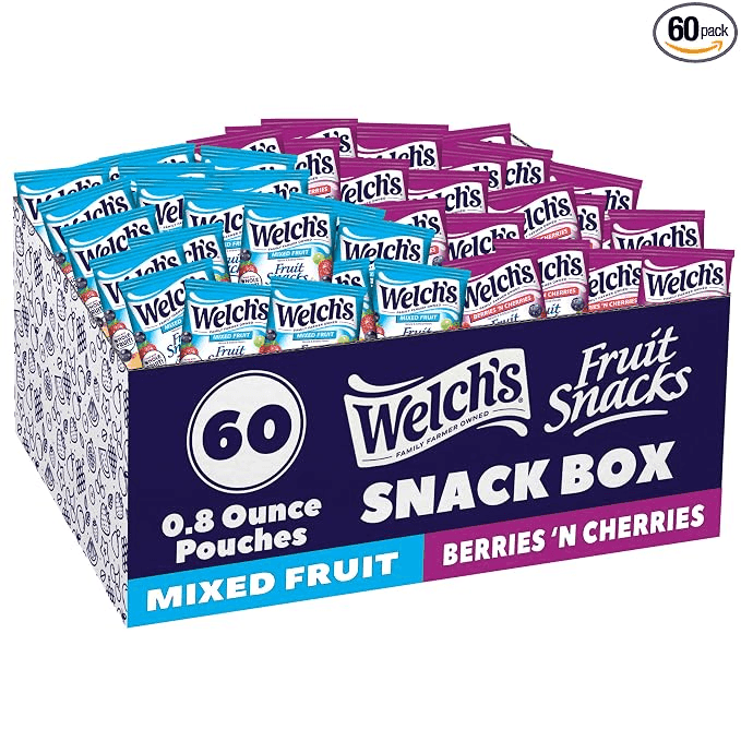 Welch's Fruit Snacks Variety Box - 60 Packs