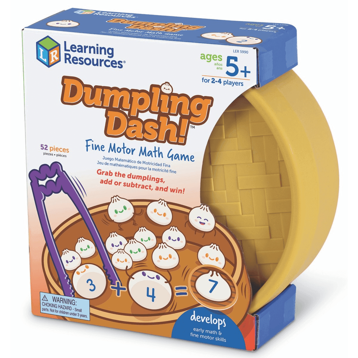 Learning Resources Dumpling Dash Fine Motor Math Game