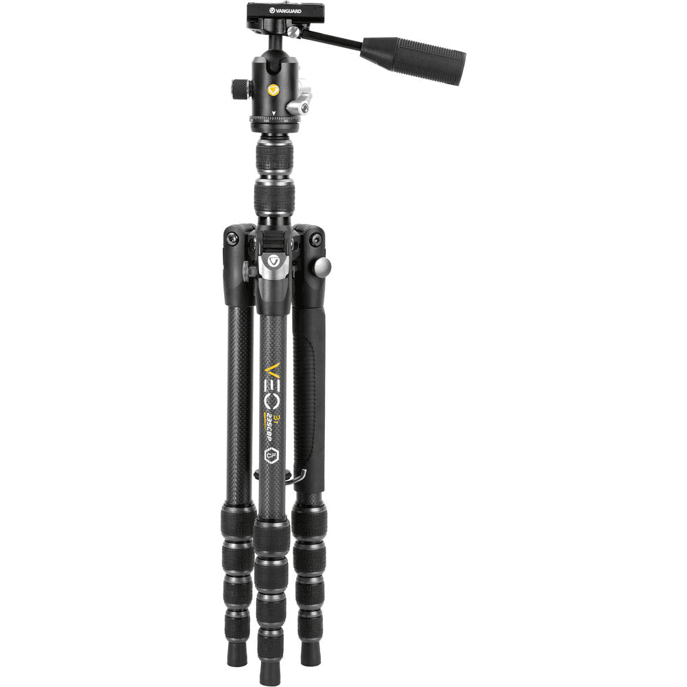 Vanguard VEO 3T 235CBP Carbon Fiber 4-in-1 Travel Tripod image 4