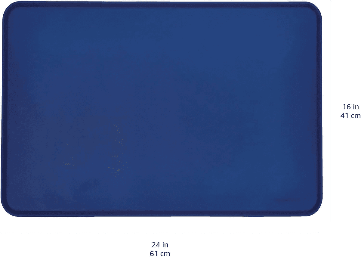 Amazon Basics Waterproof Silicone Pet Feeding Mat, 24 x 16 Inches image 4