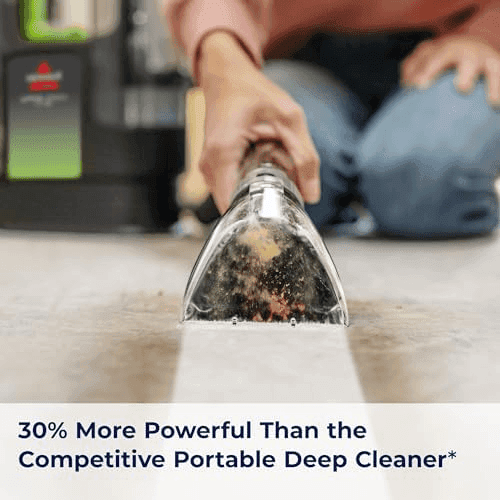 BISSELL® Little Green® Max Pet Portable Carpet and Upholstery Deep Cleaner, Car/Auto Detailer, with Self-Cleaning Tough Stain Tool and Pet Hair Rem... image 4