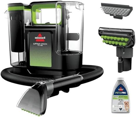 BISSELL® Little Green® Max Pet Portable Carpet and Upholstery Deep Cleaner, Car/Auto Detailer, with Self-Cleaning Tough Stain Tool and Pet Hair Rem... image 2