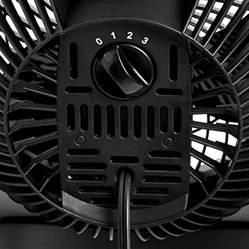 Amazon Basics Air Circulator Desk Fan, 3 Speeds, Black image 4