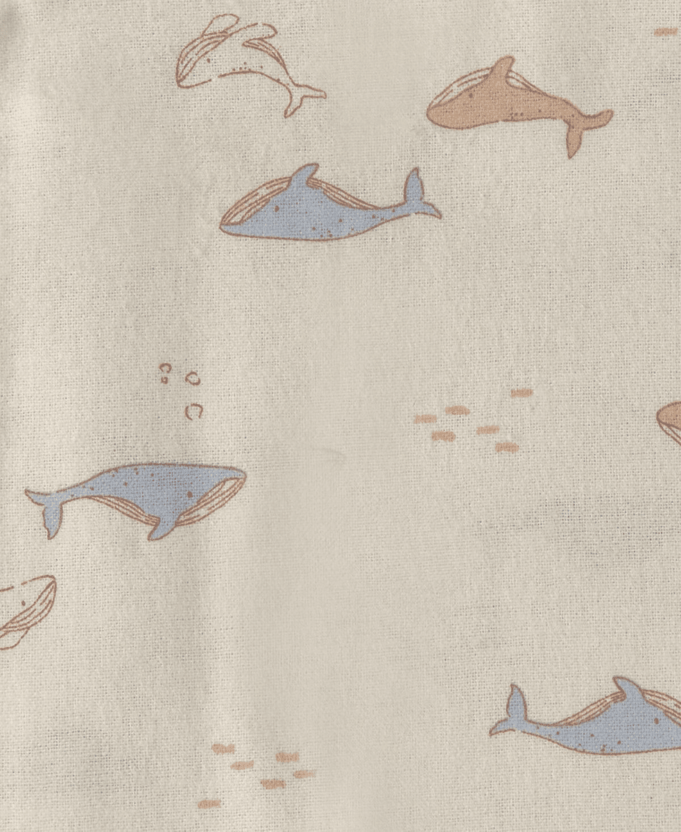 Carter's Baby Boys' Whale Receiving Blankets, 4-Pack image 4