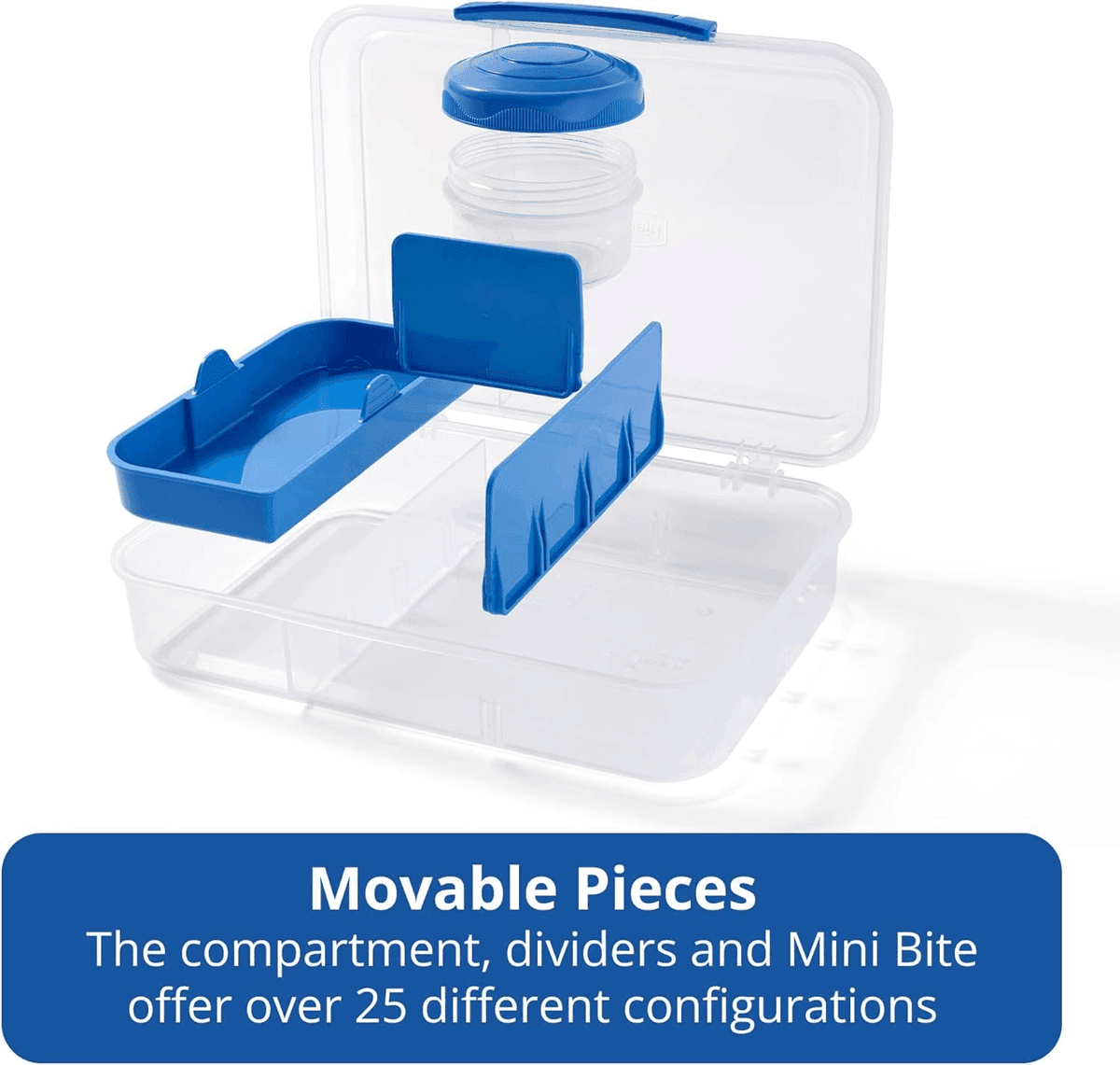 Rubbermaid Pack & Go 1.48 L Bento Create, 2-Pack image 3