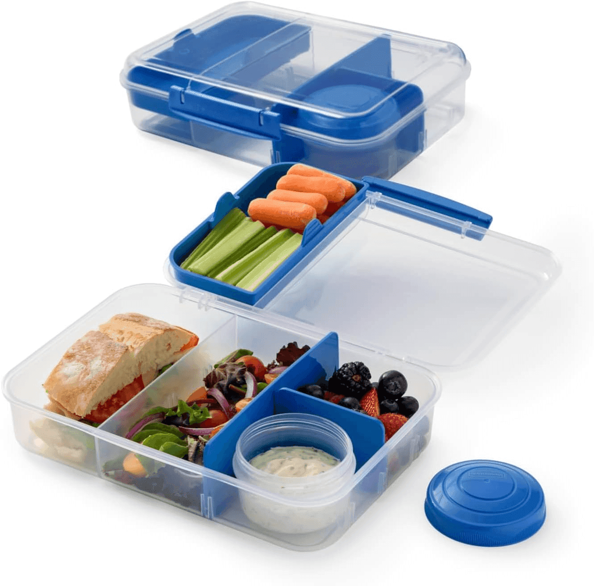 Rubbermaid Pack & Go 1.48 L Bento Create, 2-Pack