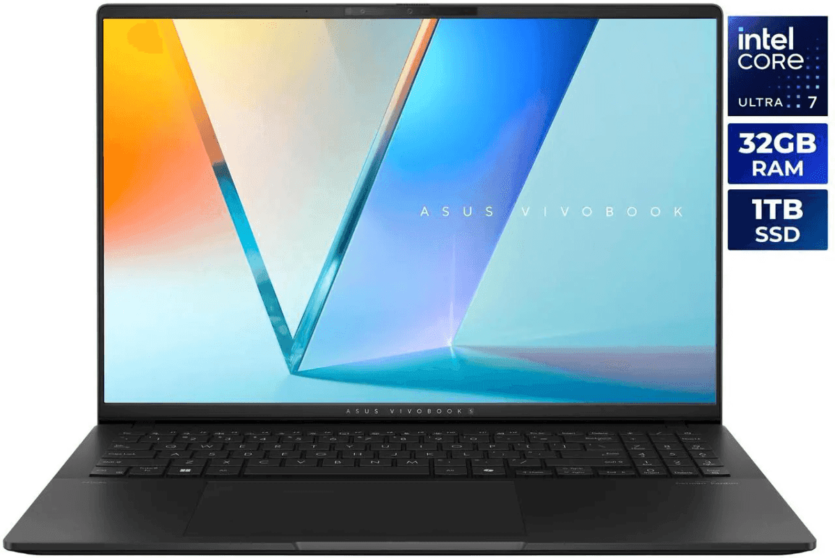 ASUS Vivobook S 16 3K OLED Core Ultra 7 Laptop, 32GB/1TB